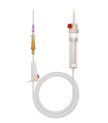 Conjunto descartável para transfusão de sangue